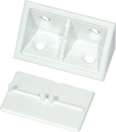 Mackie Corner Block&Cap Plast White P/4