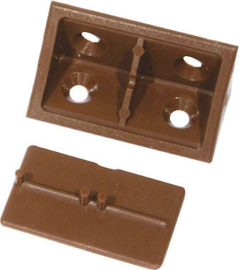 Mackie Corner Block&Cap Plast Brown P/4