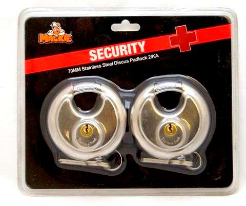 Mackie Padlock Discus 2/Ka 70 Mm