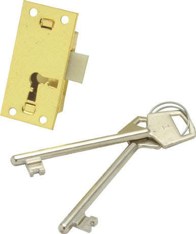 Mackie Lock Cupboard Brass 2 L2 K 50 Mm Set