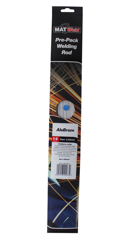 Matweld P/P Rods Alum Braz 3.2 Mm P/14