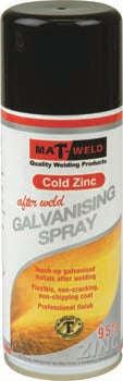 Matweld Cold Zinc Galv Spray 350 Ml