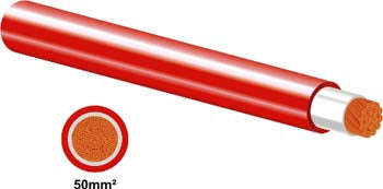 Matweld Welding Cable 50 Mm2 Red 10 M