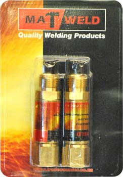 Matweld P/P F/Back Arrestor Set Reg
