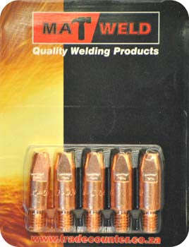 Matweld P/P Contact Tip M6 X1.0 P/5
