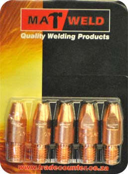 Matweld P/P Contact Tip M8 X1.0 P/5
