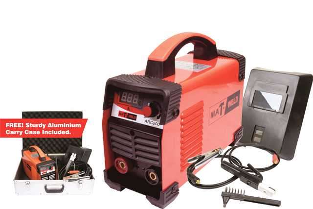 Matweld Welder Invert Red Aluminium 200 A