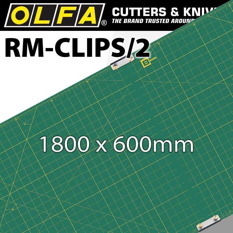 Olfa Mat Set 900 X 600 Mm X 2 Incl 2 Joining Clips For Rotary Cutters