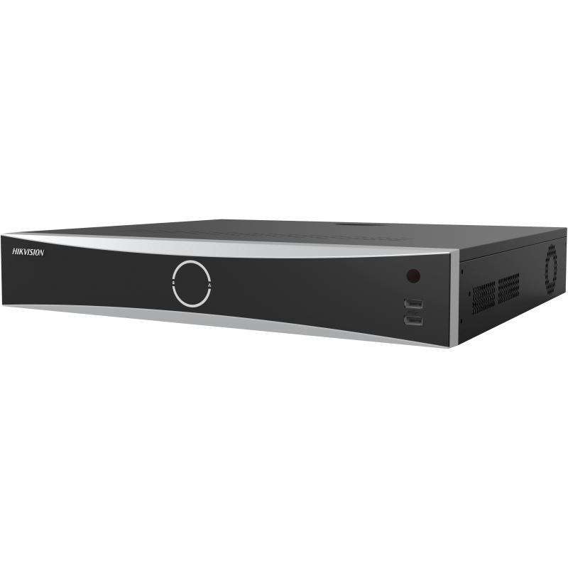 Hikvision - AcuSense 16ch NVR 4 SATA up to 10TB up to 12MP recording POS & IOT overlay 16/8 alarm IO