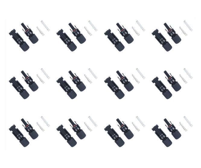 In Line Mc4 Pv / Solar Connector Set Ip67 1000/Bag St Cp4 A
