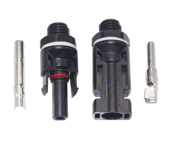 Panel Mount Solar Conn. Set Plug & Socket Mc4 Pm Set