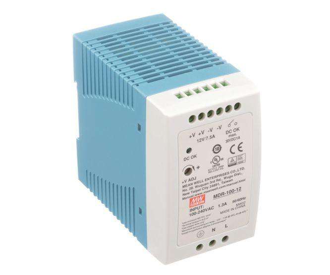 Power Supply D/R I=220 O=12 V 7 A5 100 W Mdr 100 12