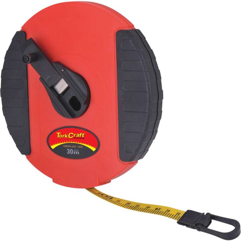 Measuring Tape Fiberglass 30 M X 13 Mm Heavy Duty Abs Case