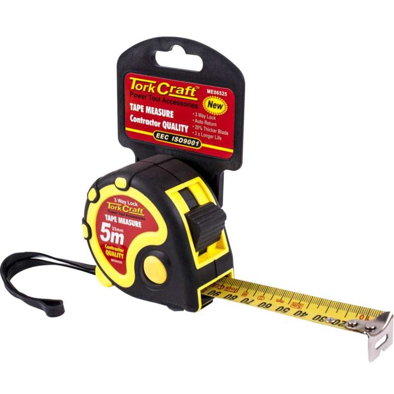 Measuring Tape Multi Lock 5 M X 25 Mm Long Life Contractor