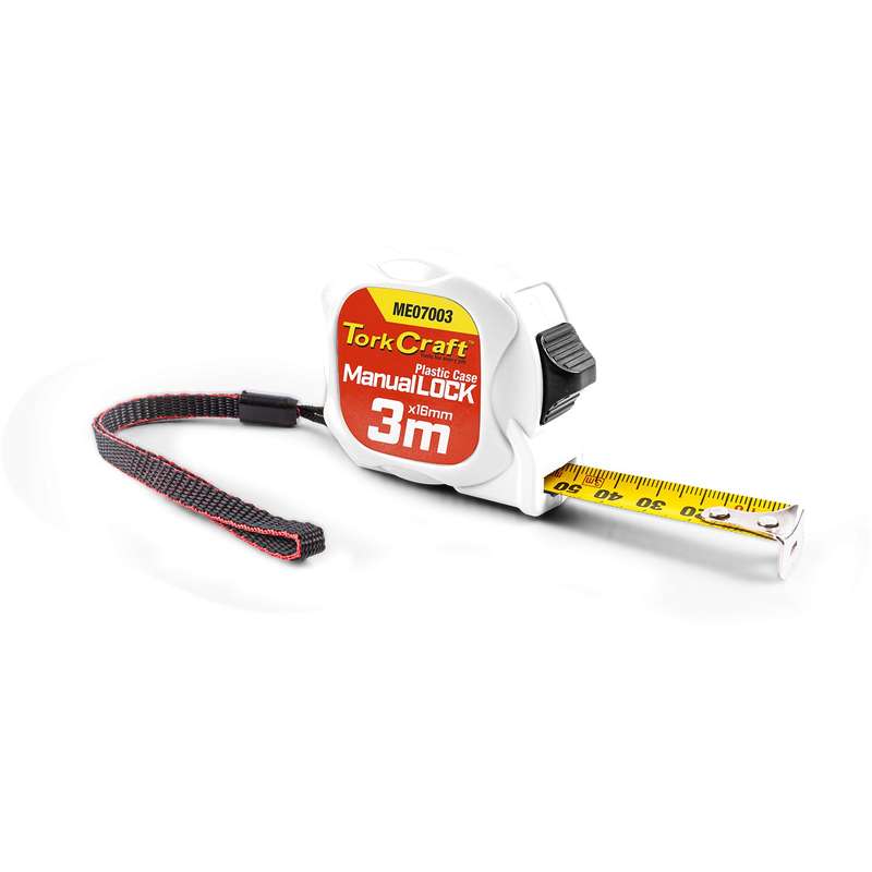 Measuring Tape M/Lock 3 M X 16 Mm Plastic Casing