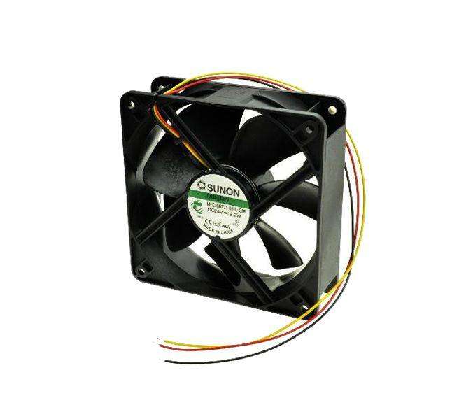 24 Vdc Axial Fan 120sqx38mm Vapo 116 Cfm 3 Wire Mec0382 V2 0000 G99