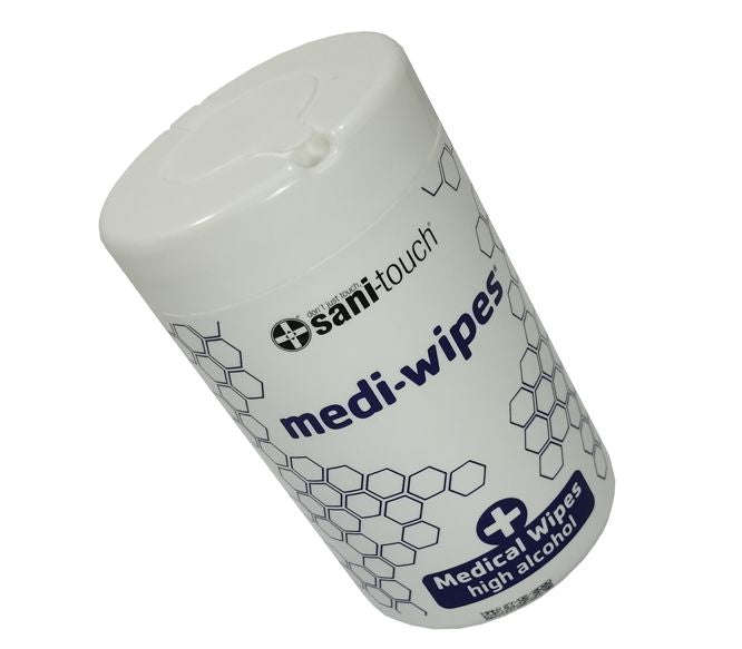 Alcohol Wipes Canister 150 Sheets 160x160mm Mdmc120