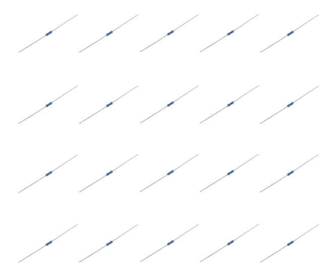 Resistor 1/4 W Round M/F 1% 120 K 1 K/Bag Res Mf 1/4 W 120 K
