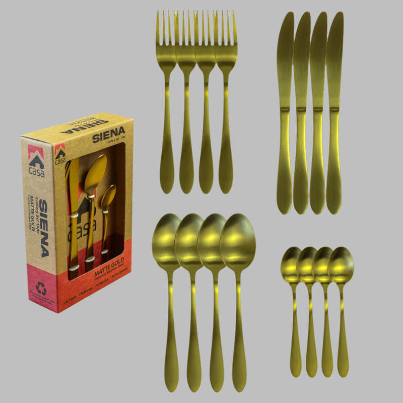 Cutlery Set 16 Pc Steel