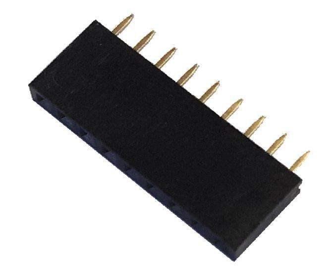 Socket Sil Str Housed 2.54 10 W Yts1 N10
