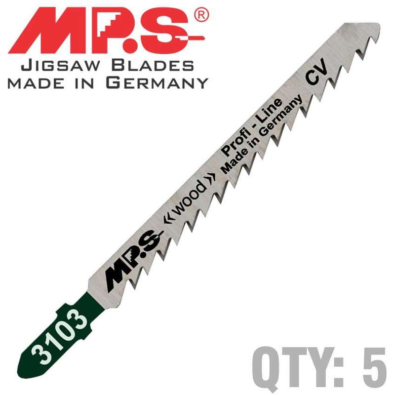 Jigsaw Blade Wood T Shank 6 Tpi T101 D