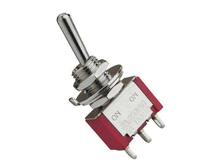Mini Toggle Switch Spdt On On 3 A P/M & Solder Mts 102