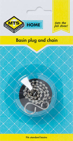 Mts Home Plug Basin Pvc Black & Chain