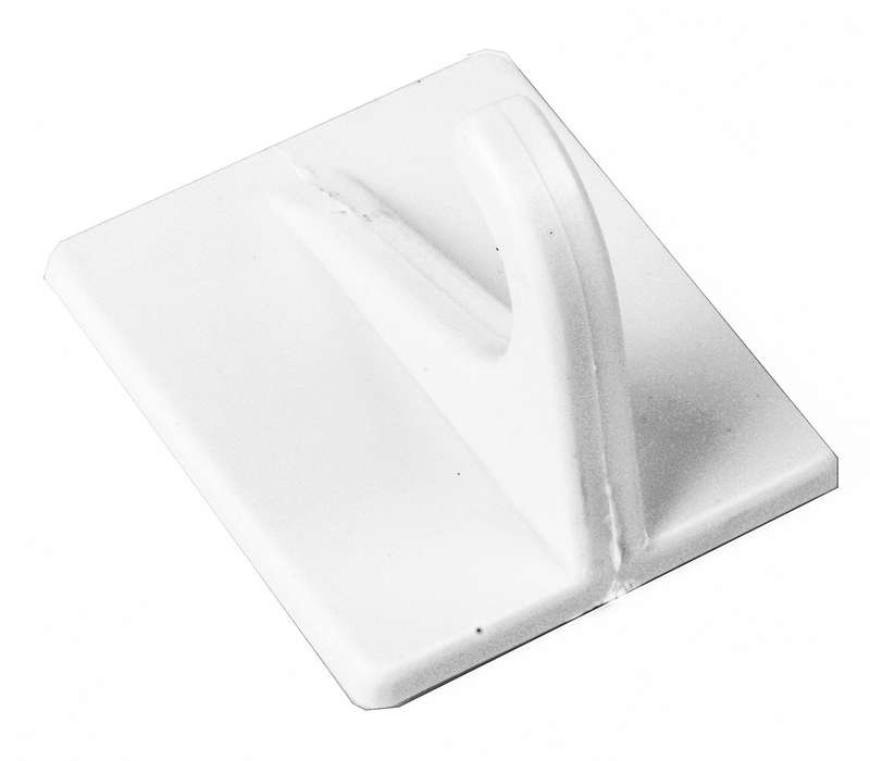 Mts Home Square Hook Pvc White P/4