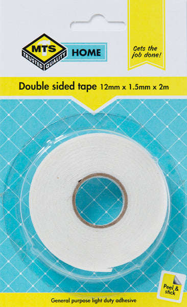 Mts Home Double Sided Tape 12 Mmx1.5 Mmx2 M