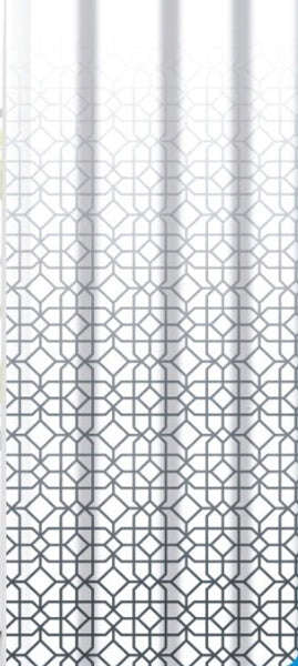 Executive Shower Curtain Prismatic Grey