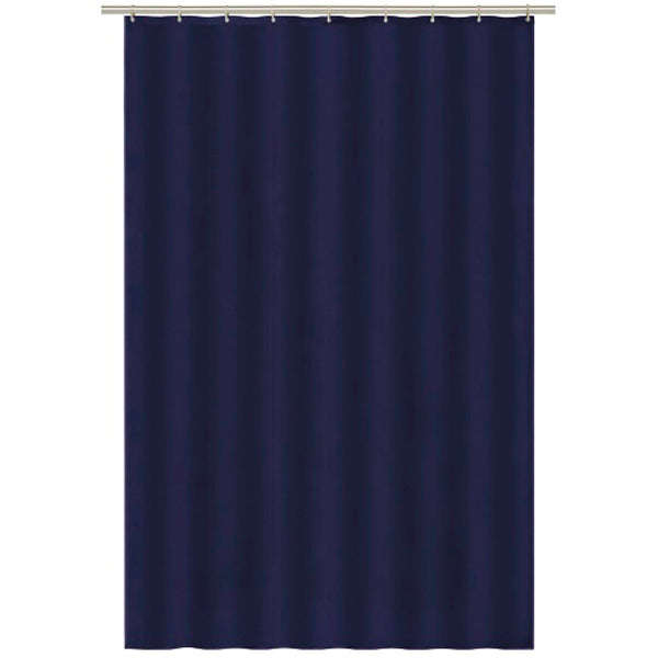 Mts Home Shower Curtain Drip Dry Navy