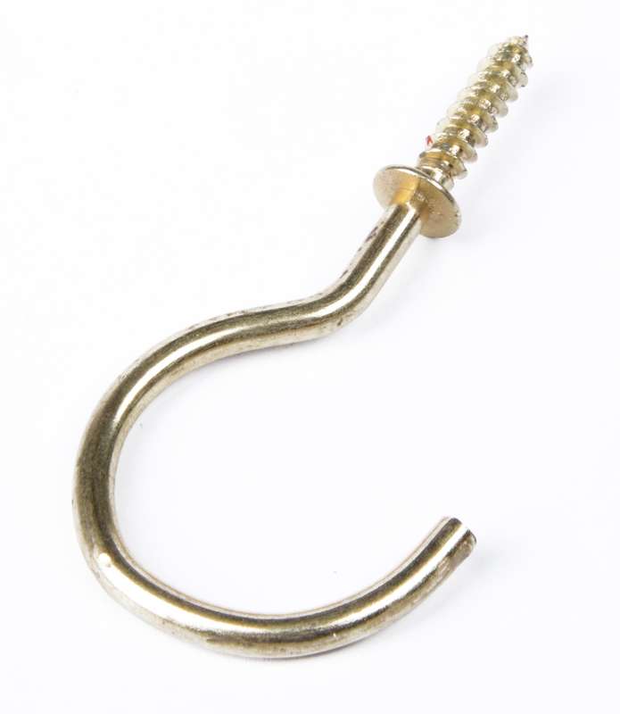 Mts Home Cup Hooks Brass 50 Mm P/4