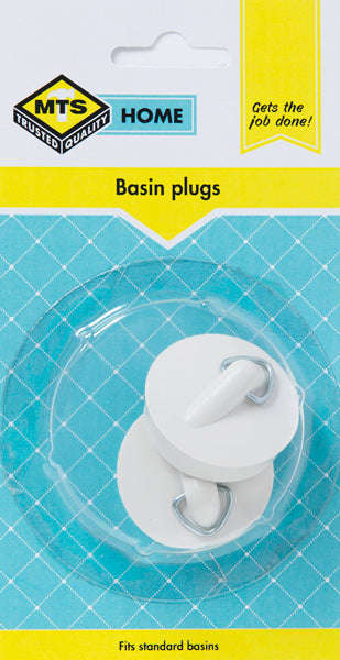 Mts Home Plug Basin Pvc White P/2