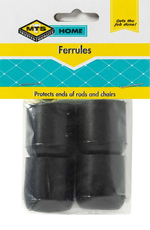 Mts Home Round Rubber Ferrule 22 Mm P/4