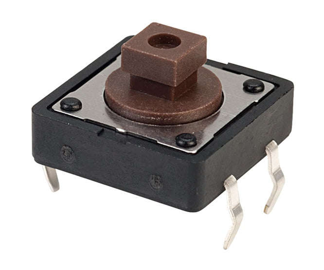 Pcb Tactile Pushbutton Dil 12x12 Squ H=7.3 Mts 1103 D