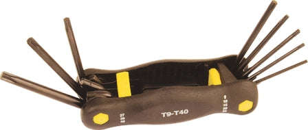 Allenkey Mts Set.Torx Knife T9 T40 8 Pc