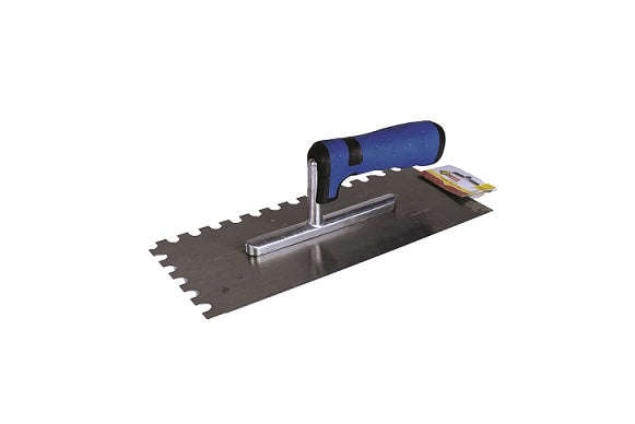 Trowel Mts Plaster P/Hndl Notch Rnd 10 Mm