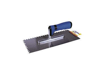 Trowel Mts Plaster P/Hndl Notch Rnd 6 Mm