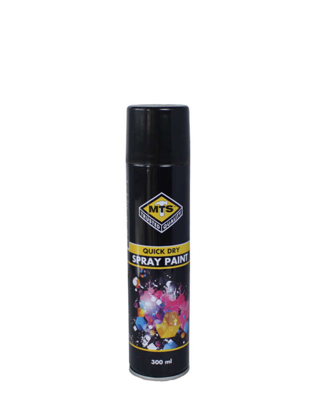 Paint Spray Black Gloss 300 Ml Mts