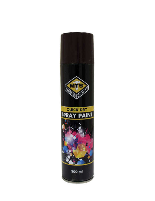 Paint Spray Black Matt 300 Ml Mts