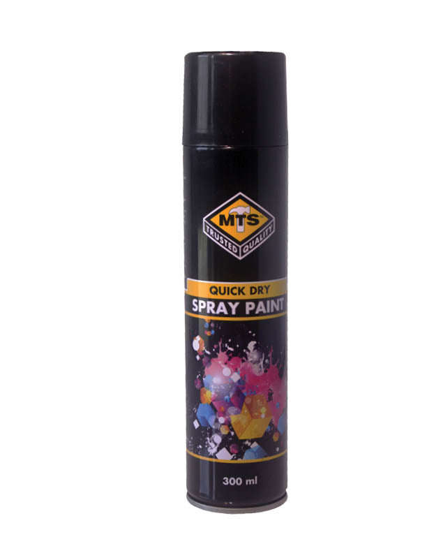 Paint Spray Black Satin 300 Ml Mts