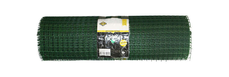 Plastic Netting Mts Green 30 X30 1 X25 M