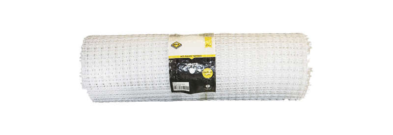 Plastic Netting Mts White 30 X30 1 X25 M