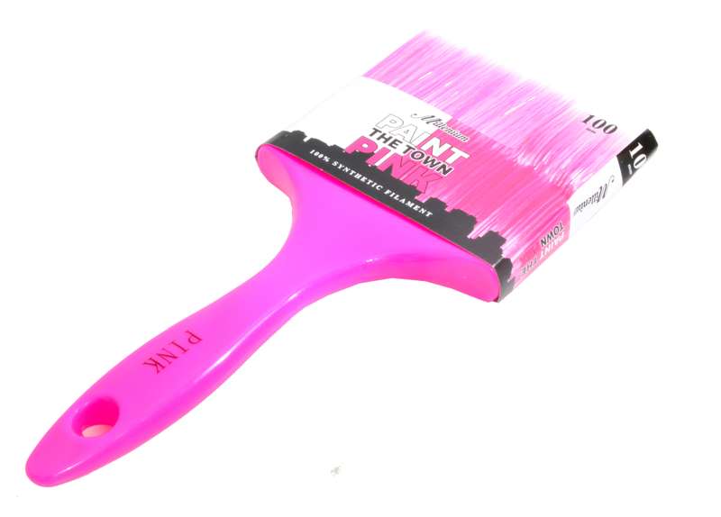 Brush Paint Pink 100 Mm Paint The Town