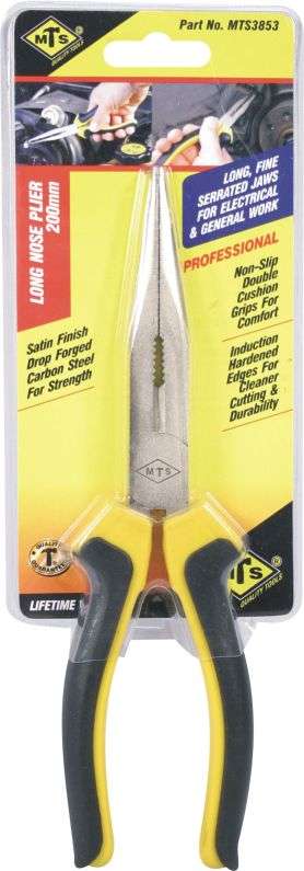 Plier Mts Long Nose Np 200 Mm Yel/Blk
