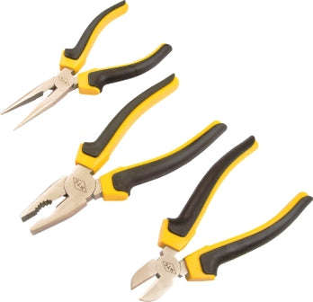 Plier Mts Mechanic Set 3 Pc Yel/Blk