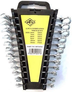 Spanner Mts Comb Set 12 Pc 6 17 Mm