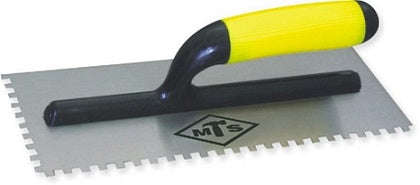 Trowel Mts Plaster P/Hndl Notch Sqr 8 Mm