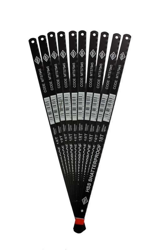 Blade Hacksaw Mts Hss S/P Black 18 T Ea