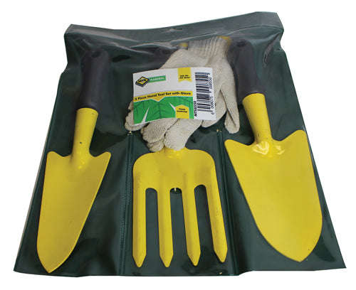 Mts Garden Hand Tool Set P/3+Glove
